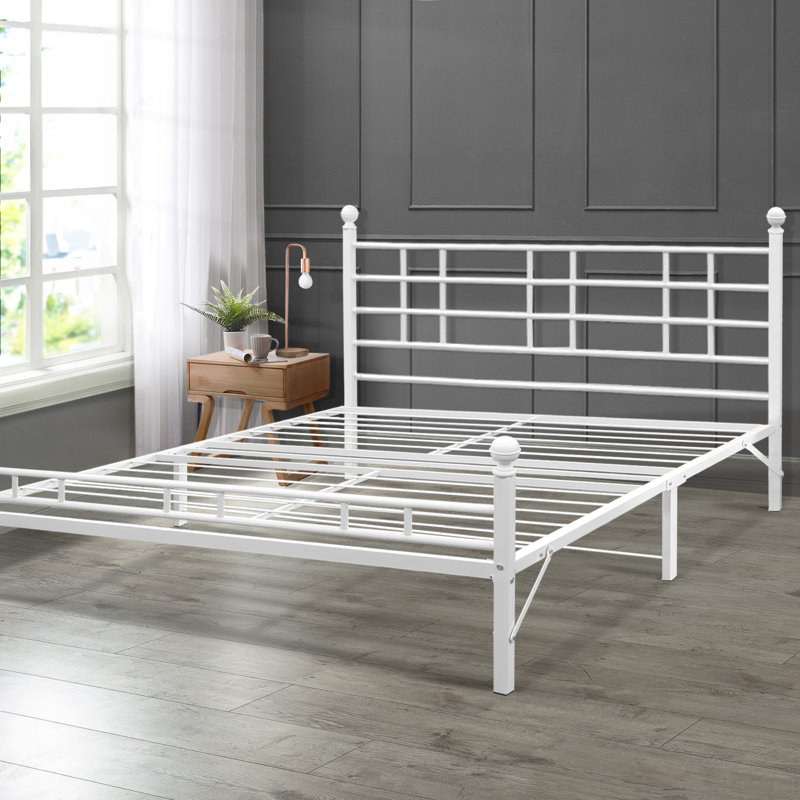 Alwyn Home Steel Platform Bed Frame & Reviews Wayfair